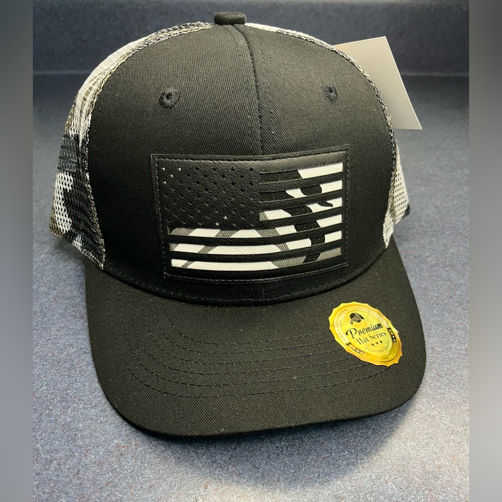 Flexfit American Flag Tactical Trucker Operator Hat Military Army Marines